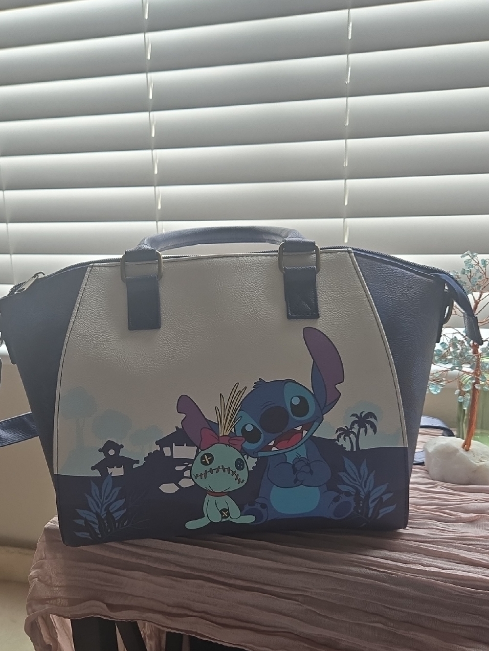 Disney- Loungefly Collab. Stitch Satchel Bag -  NWT